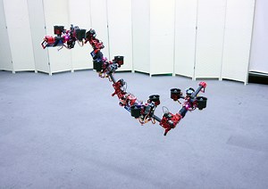 Japanese Dragon That Drone Can Autonomously Slither Through Small Openings Like a Flying Snake