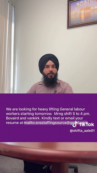 Hiring for General Labour Opportunities in Brampton
