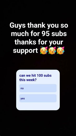 tysm for 95 subs🥳🥳🥳