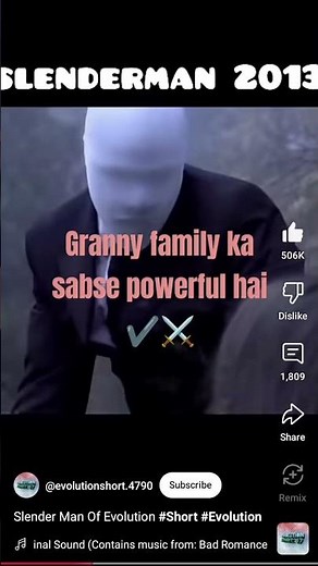 evolution of slender man