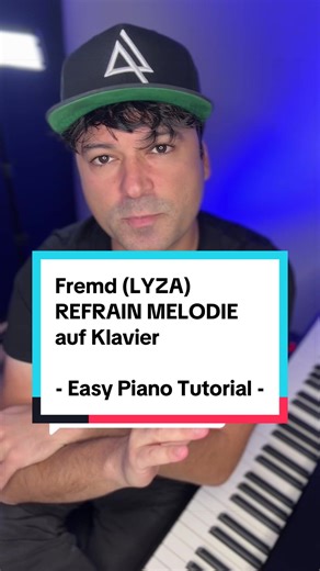 Antwort auf @itsfranziislife🪐 Fremd (@LYZA) - Refrain Melodie auf Klavier | Easy Piano Tutorial #pianotutorial #learnpiano #klaviertutorial #lyzamp3 #fremdlyza