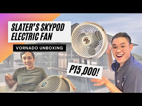 Bought the P15,000 VORNADO Electric Fan from SLATER YOUNG'S SKYPOD | VORNADO AIR CIRCULATOR UNBOXING
