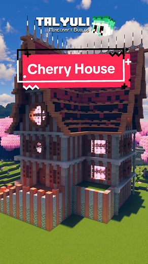 Minecraft Cherry Blossom House Build | Minecraft Tutorial