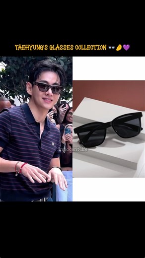 Tae's Iconic Glasses Looks 🔥#bys #viral #shorts #btsv