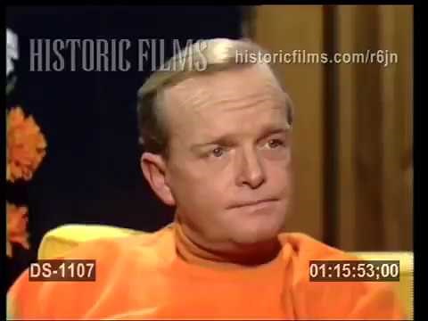 TRUMAN CAPOTE DISCUSSES WRITING "IN COLD BLOOD" 1968 interview