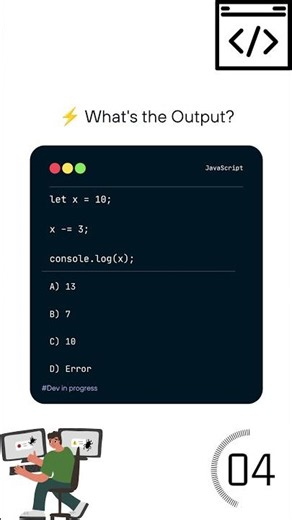 ⚡ What's the Output? | JavaScript Challenge #8 #shorts #coding