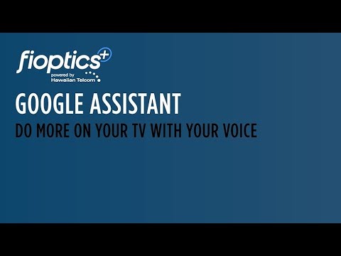 Fioptics+ Voice Remote with Google Assistant - Hawaiian Telcom
