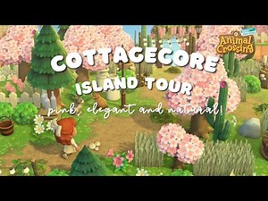Elegant Springtime Cottagecore Island Tour | Animal Crossing New Horizons