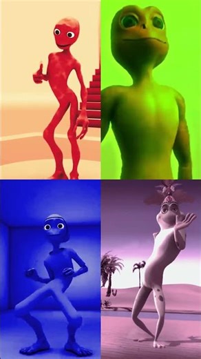 Dame Tu Cosita FULL HD All Variation Dame Tu Cosita #shorts #aliendance #dametucosita #greenalien