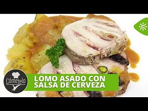 Cómetelo | Lomo asado con salsa de cerveza