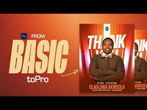 FLYER DESIGN in Photoshop !!! ( EASY STEPS )