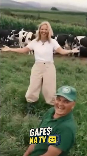Cristina Ferreira atingida com Leite de Vaca nos Açores