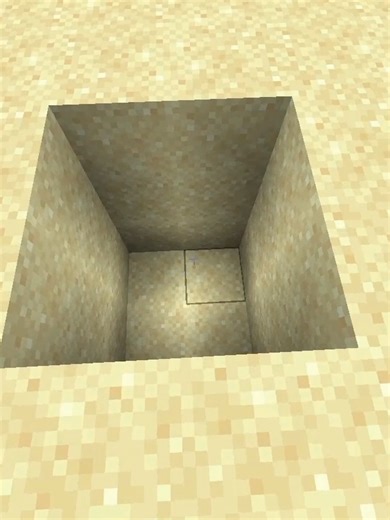 MINECRAFT QUICK SAND TRICK 💀 #shorts #fyp | Minecraft In Minecraft