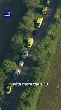 Two passenger trains collide | 9 News Australia