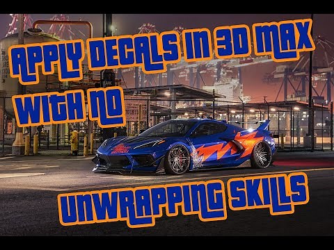 Automotive CGI - Quick Decals in 3D Max