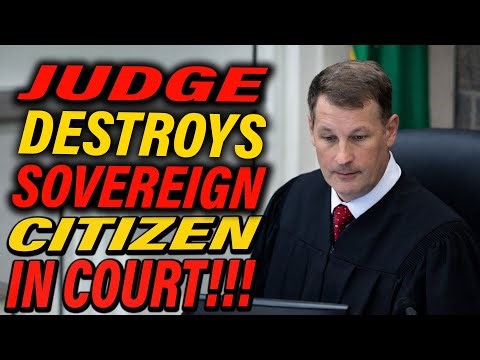 SOVEREIGN CITIZEN Teaches Us How NOT TO ACT In Court And LOSES Immediately!!! Pro Se FAIL!!!