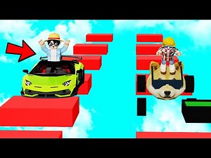 999.9% IMPOSSIBLE SUPERCAR RACE CHALLENGE with CHOP & BOB in ROBLOX