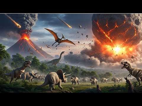 This is How Dinosaurs Became Extinct: Life 67 Million Years Ago with AI