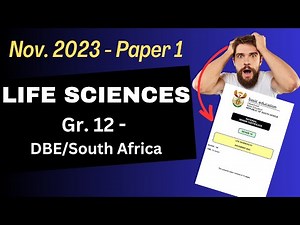 LIFE SCIENCES GR 12 Past Paper 1 Nov 2023