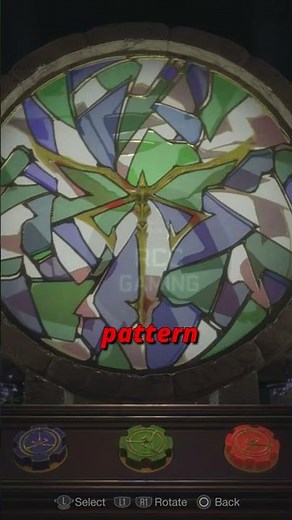 Church Stained Glass Puzzle Solved! Resident Evil 4 Remake Chapter #shorts #ResidentEvil4Remake