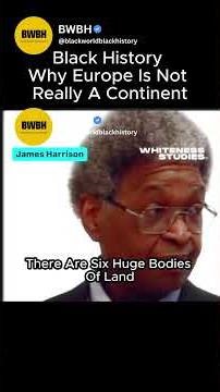 Black History : Why Europe Is Not Really A Continent'' #blackhistory #america #shorts #blackamerica