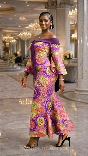 Elegant Ankara Gown Styling | Luxury African Fashion Look for Weddings & Events #ankaragown