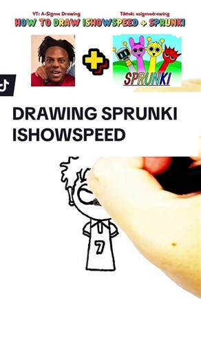 Learn to Draw IShowSpeed and Sprunki Incredibox