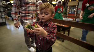 Making Christmas memories at Bass Pro Shops with Santa | Austin Dillon