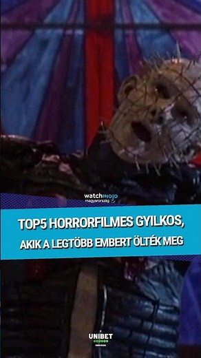 Top5 horrorfilmes gyilkos, akik a legtöbb embert ölték meg #shorts