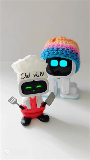 Chef EMO vs Chef AIBI 👨‍🍳🔥 #emo #aibi #robot #emopet #aibirobot #emorobot #aibipocket #ai #aipets | Living.ai