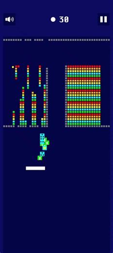 Easy level 30🎮 I Brick breaker game 🎮🧱 #gamingwithfun #brickgame #easylevel #satisfying #brickverse
