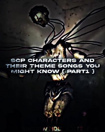 Scp Characters and Their Theme song ( Part1 ) #edit #scp #scpedit #themesong #fyp