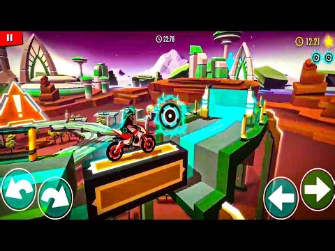 Gravity Rider Space Bike Race - Bike Stunt Drive Game Play 