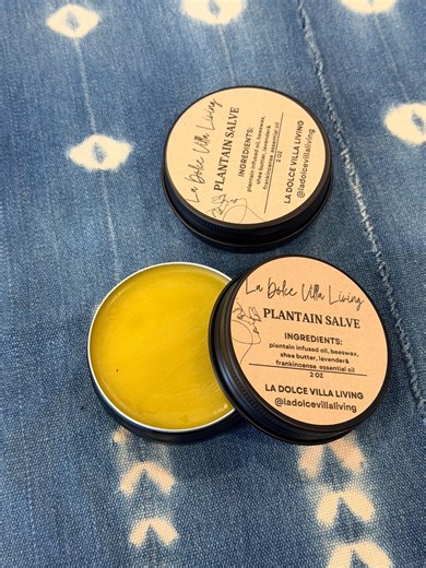 Plantain Salve | Handmade Herbal Skin Balm | Gentle Plant-based Care - Etsy