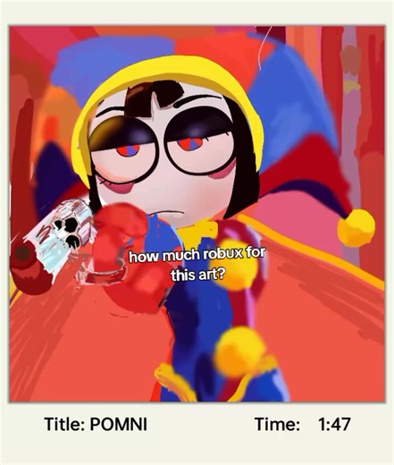 how much robux for this? #pomni #tadc | please support me