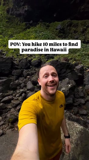 Probably my favorite hike I’ve done in Hawaii Save for your future trip to Kauai Hawaii Hanakapiai Falls Is an intense hike along the Na Pali coastline on the Kalalau Trail. It says it’s 8-9 miles but it was longer. Partially because I was running around everywhere when I got there 😅 but prepare yourself a minimum of 8 miles and upwards of 10. This is the jungle people. Trail is super muddy and slippery. Flash floods are a real thing here. And there are several drop offs along the trail that ar