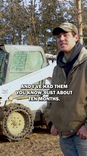 Cattle farmer Tate Ryan talks about why he switched to Evolution Wheels' EWRS-AT solid skid tires. He called these solid skid tires