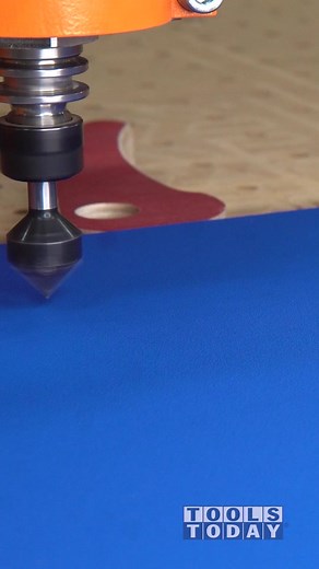 HDPE V-Carving with King Plastic Color Core on Stepcraft M.1000 CNC Machine