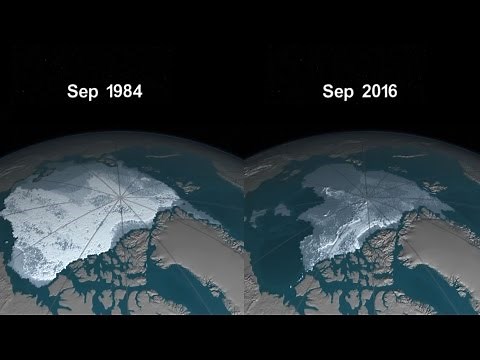 NASA Releases Time-Lapse Video Of Depleting Arctic Ice Cap | BOOM