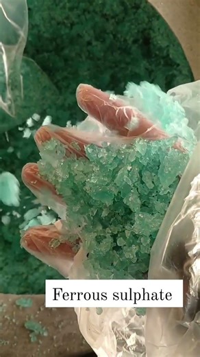 How beautiful of the ferrous sulfate #wastewatertreatment
