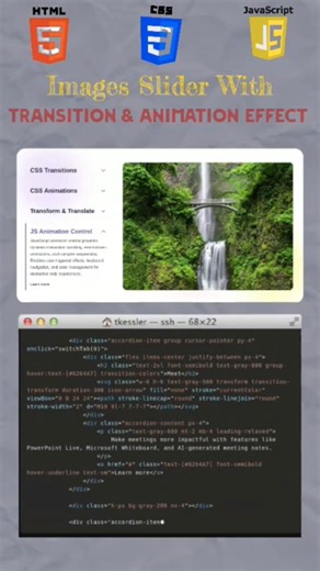 Build Interactive Feature Sliders with Smooth Transitions & JavaScript Control #WebDev #Coding #UIUX