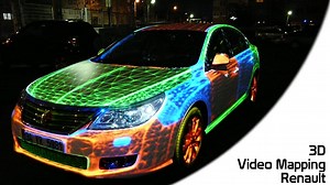 3d video mapping Renault