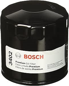 BOSCH 3402 Premium Oil Filter with FILTECH Filtration Technology - Compatible with Select Alfa Romeo, Chrysler, Dodge, Ford, Jeep, Mercury, Plymouth, Toyota, Volkswagen, Volvo + More