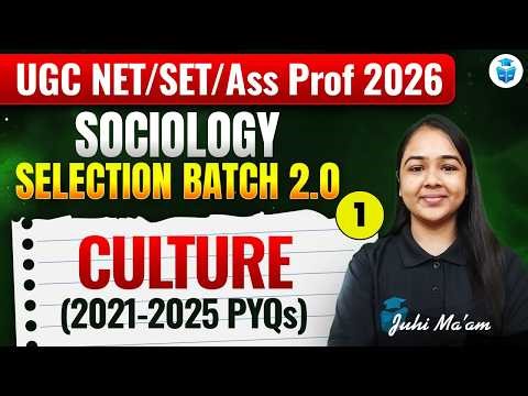 UGC NET Sociology 2026 | Culture PYQs (2021–2025) | Important Questions & Concepts | JRFAdda
