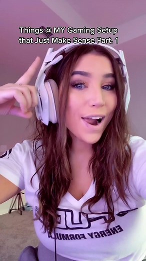 An inside look at a Girls Gaming Setup 👀 🌸 PART 1. #fyp #foryou #gamergirl #gfuelenergy #streamer #fortnite