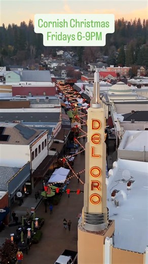 Downtown Grass Valley feels like stepping straight into a snow globe. ✨ Cornish Christmas season is filled with warm lights, laughter, music drifting through the streets, kids dancing with glow sticks, and neighbors greeting neighbors. It’s moments like these that remind us why this hometown tradition is so special. Thank you to everyone who shows up bundled in scarves and smiles to make the night magical. See you the next two Friday's as the festivities continue! 🎄❤️ #CornishChristmas #GVDA #G