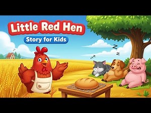 The Little Red Hen | Kids Bedtime Story Read Aloud Classic Tale