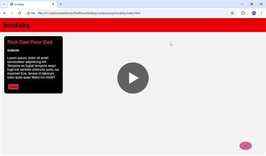 #html #css #javascript #frontenddevelopment #webdevelopment #miniproject #studentdeveloper #learning | subashini B