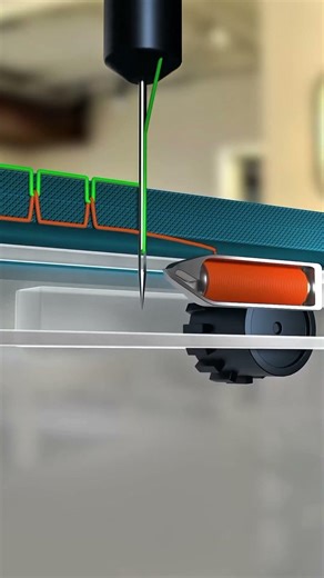 ‎How a Sewing Machine Needle Works || Inside a Sewing Machine: Needle Mechanism Explained #cad #3d