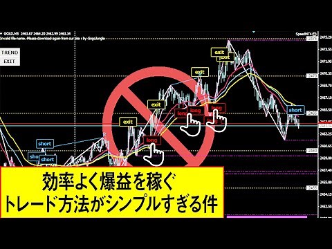FXで効率よく爆益を狙うトレード方法ってめっちゃシンプル